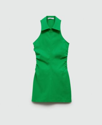 Mango Women's Zipper Shirt Dress - Macy's