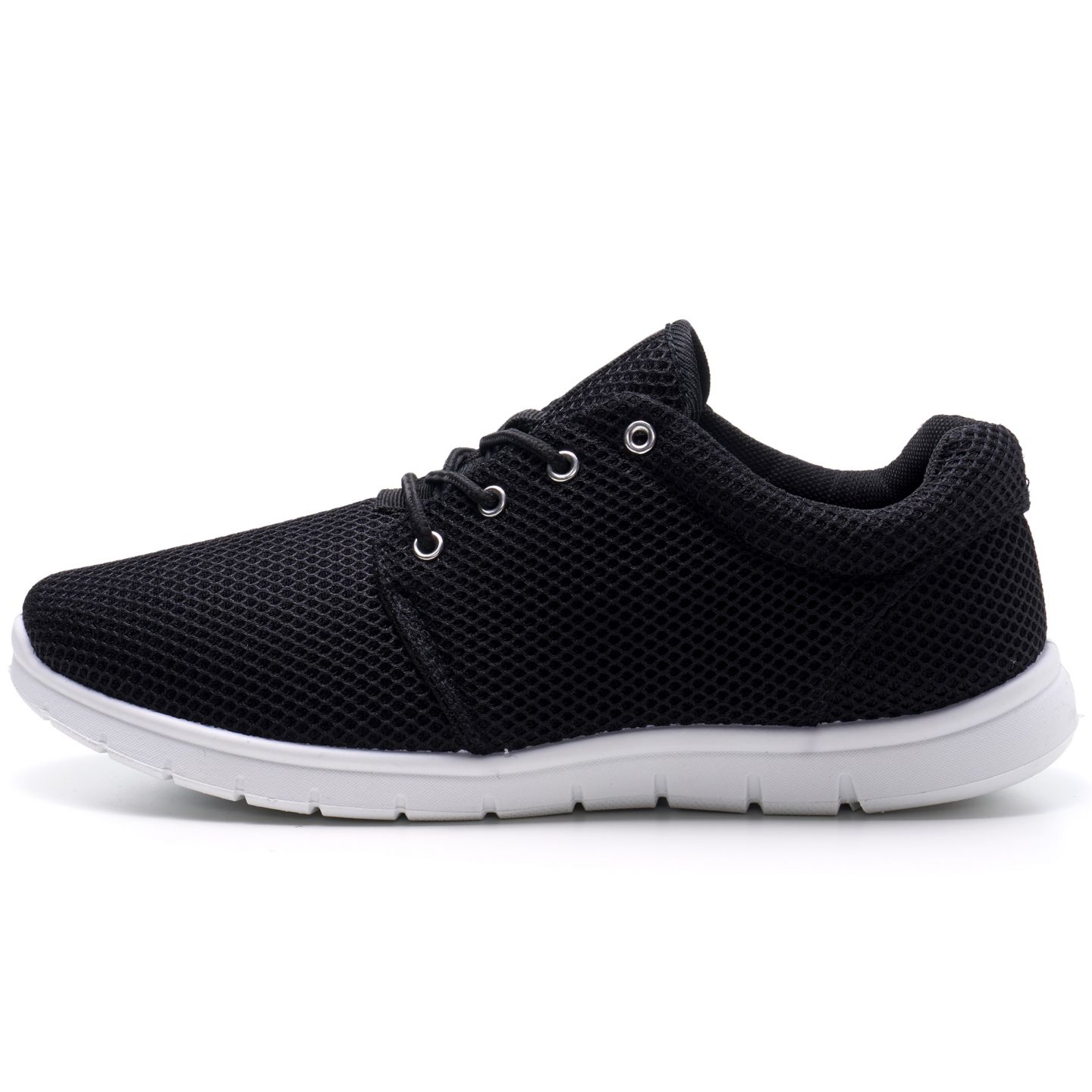 Мужские кроссовки Alpine Swiss Kilian Walking Shoes Breathable Mesh Running Shoes Lightweight Fashion Sneakers Athletic Tennis Trainers, цвет: Чёрный — фото 4