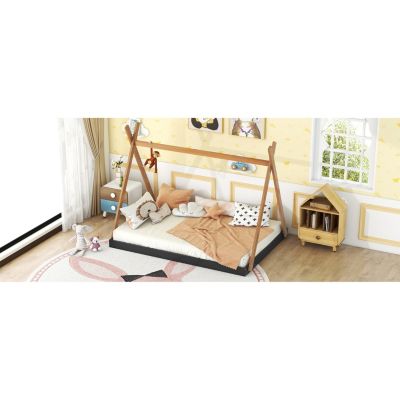 Streamdale Full Size Tent Floor Bed With Triangle Structure