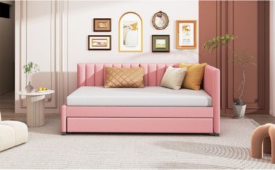 Streamdale Twin Upholstered Daybed with Trundle