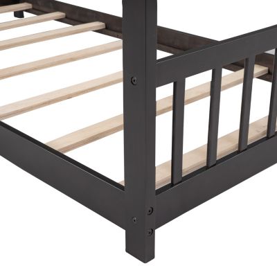 Streamdale Twin Size House Bed Wood Bed
