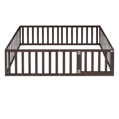 Streamdale Full Size Wood Daybed Frame With Fence