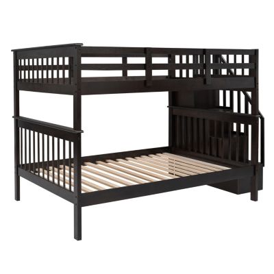 Full-Over-Full Bunk Bed with Storage