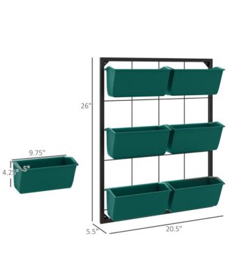 3-Tier Vertical Hanging Wall Planter for Outdoor and Indoor Spaces