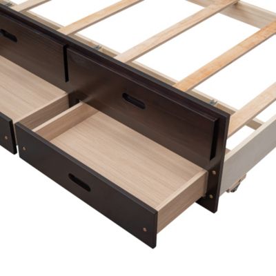 Streamdale Twin-Over-Full Bunk with Trundle & Drawers