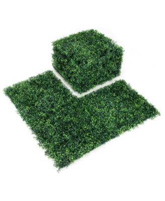 12 Pieces Artificial Boxwood Panels for Wedding Decor Fence Backdrop