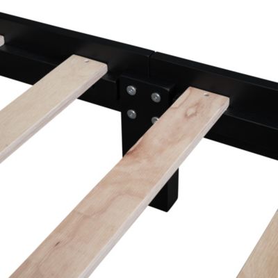 Streamdale Retro Platform Bed with Wooden Slat Base