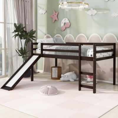 Streamdale Loft Bed With Slide, Multifunctional Design, Twin