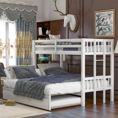 Streamdale Twin Over Pull-Out Bunk Bed With Trundle