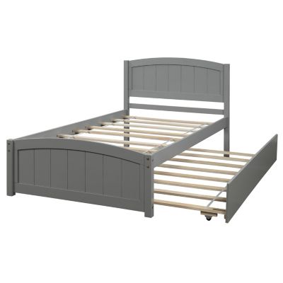 Streamdale Twin Size Platform Bed With Trundle