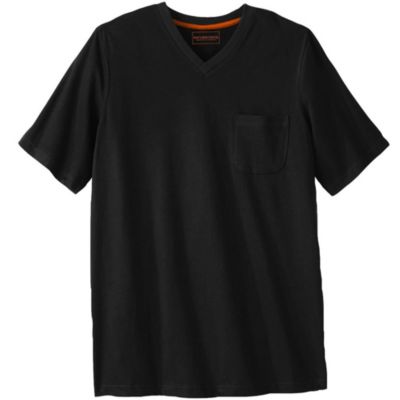 Men's by KingSize Heavyweight Pocket V-Neck Tee
