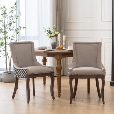 Modern Dining Chair with Hand-Crafted Slot Seam Backrest