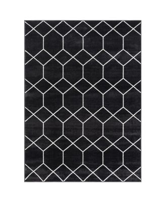Simplie Fun Averie Trellis Geodesic Woven Area Rug 1 - Macy's