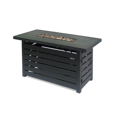  Propane Fire Pit with Built-In Tank Hidden for Outdoor Gatherings