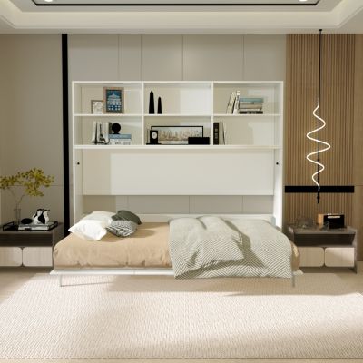 Space-saving Modern Design Twin Size Murphy Bed
