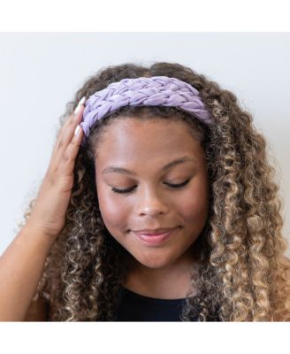 Women s Blushing Braid Headband - Lavender