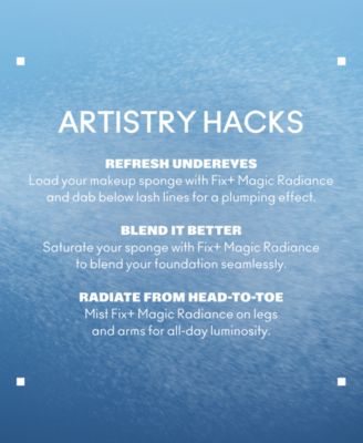 Fix+ Magic Radiance All Day Hydrating Setting Spray with Vitamin C, 3.4 oz.