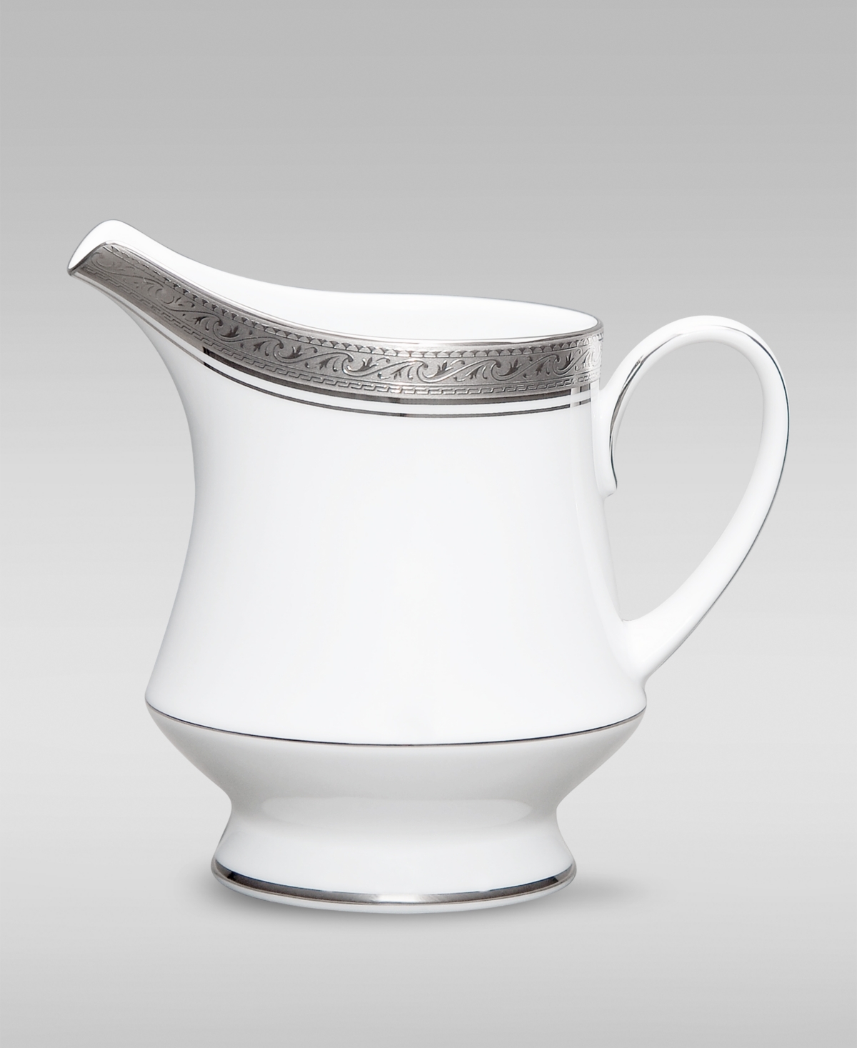 Noritake Crestwood Platinum Sugar Creamer Set In White