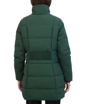 Women's Faux-Fur-Trim Hooded Puffer Coat