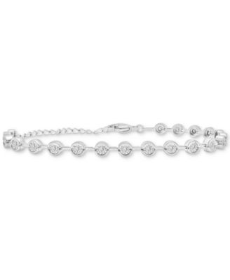 Wrapped - Diamond Bezel Tennis Bracelet (1/2 ct. t.w.)