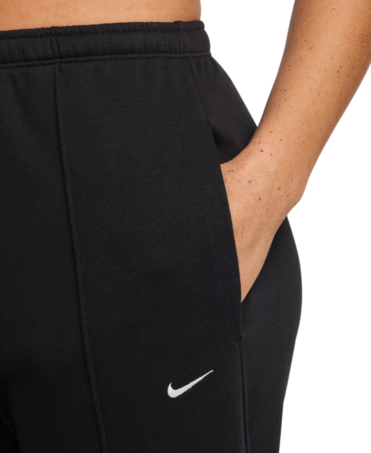 Nike Women's Sportswear Chill French Terry Open-Hem Sweatpants -sail