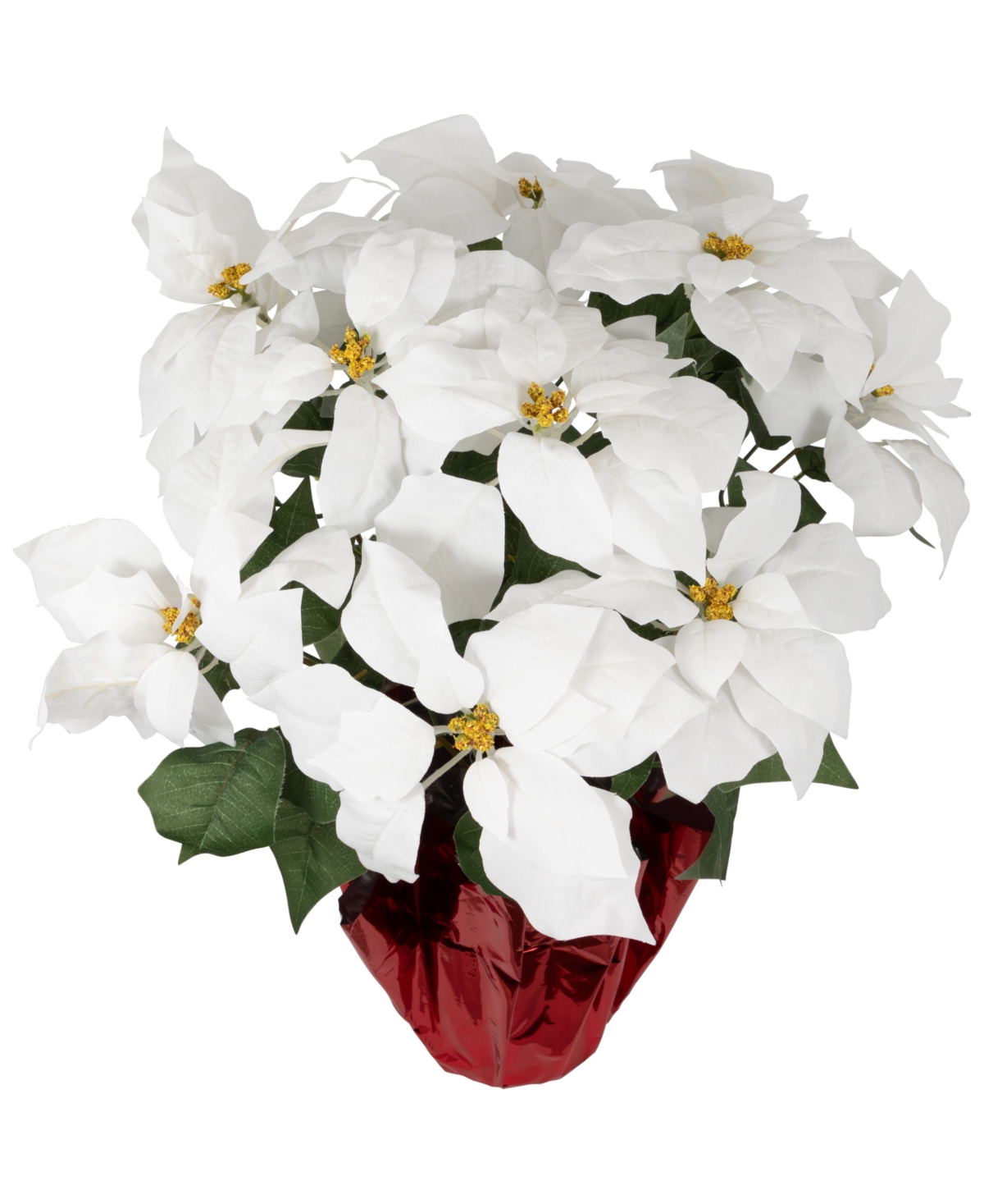 Northlight White Artificial Christmas Poinsettia 20" In White