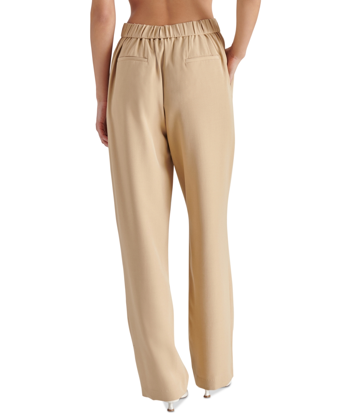 Steve Madden Women's Neave Pleated Tab-Waist Pants