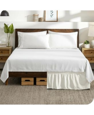 Adjustable Wrap Around Ruffled Bed Skirt