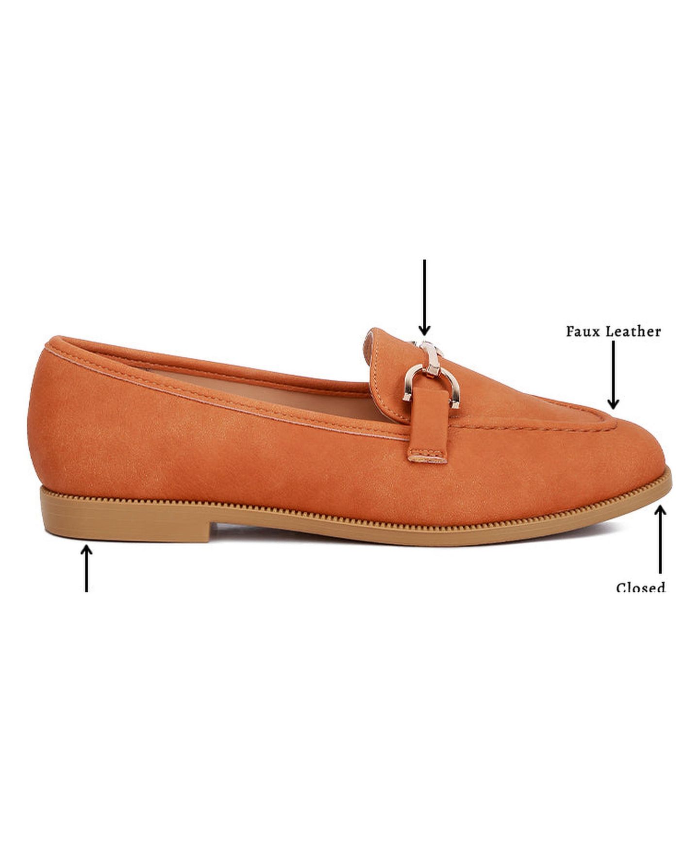 Женские туфли London Rag Jagger Horsebit Detail Flat, цвет: Бежевый / Хаки — фото 2