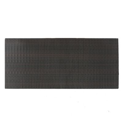 Streamdale Classic Iron & Wicker Outdoor Dining Table for 7