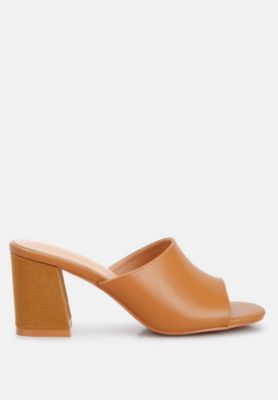 Women's Addie Block Heel Slip On Sandals