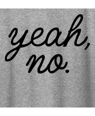 Yeah No Plus Size Graphic T-Shirt
