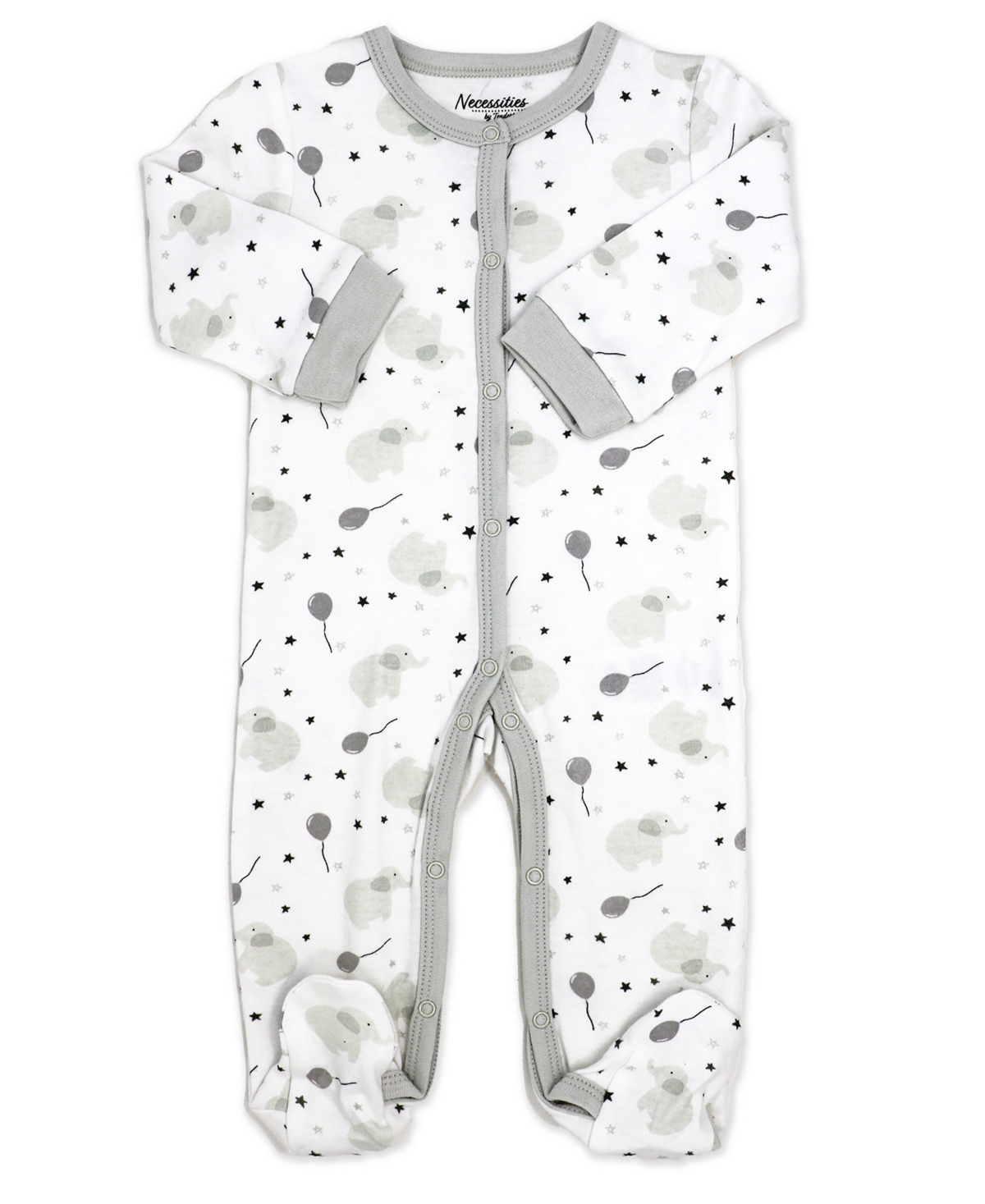 Shop Tendertyme 22 Piece Baby's Elephants And Woodland Infant Apparel Layette Gift Set In Gray