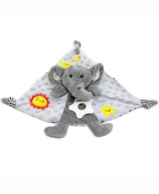 Baby Boys and Baby Girls 3 Piece Fleece Blanket and Taggy Toy Gift Assortment