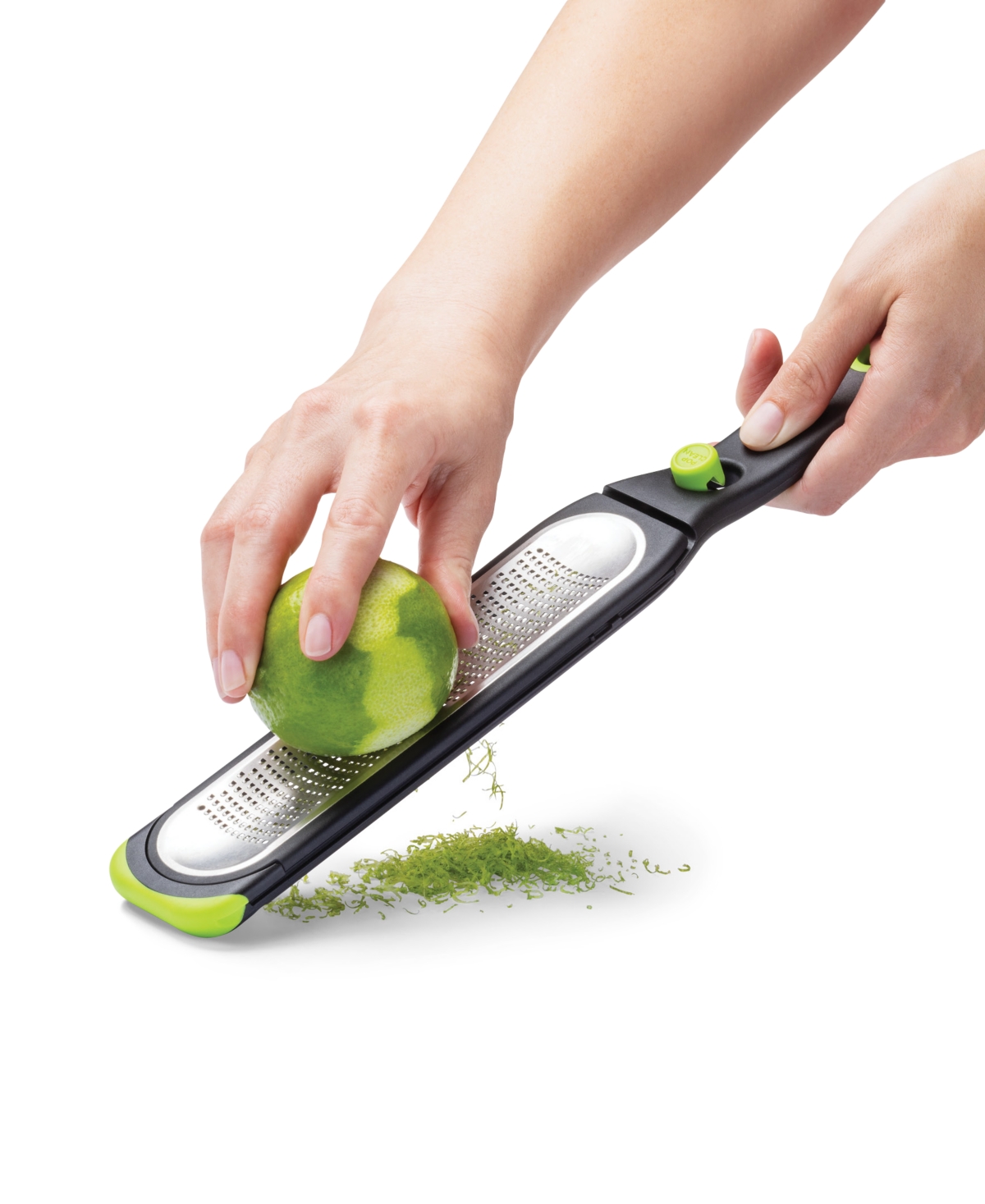 Dreamfarm Ozest Handheld Etched Citrus Zester In Black