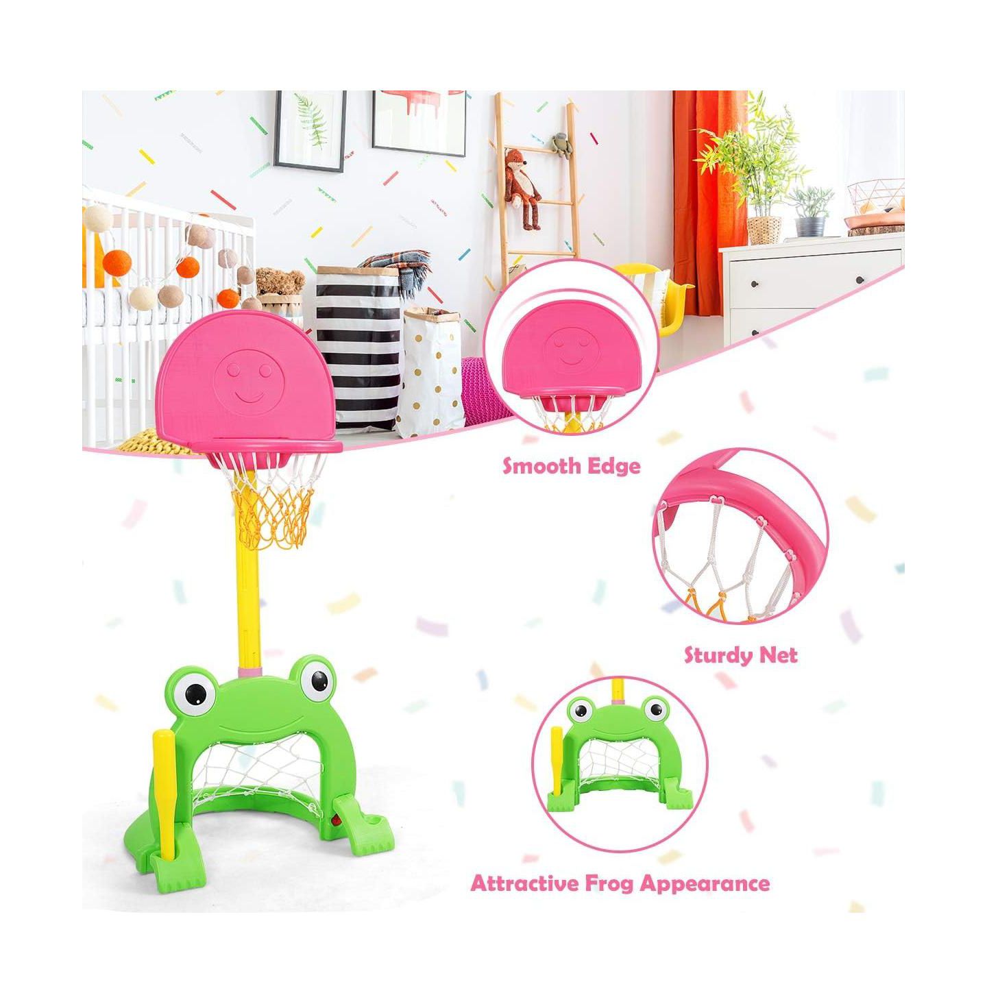 Детские игрушки SUGIFT 3-in-1 Kids Basketball Hoop Set Stand — фото 8