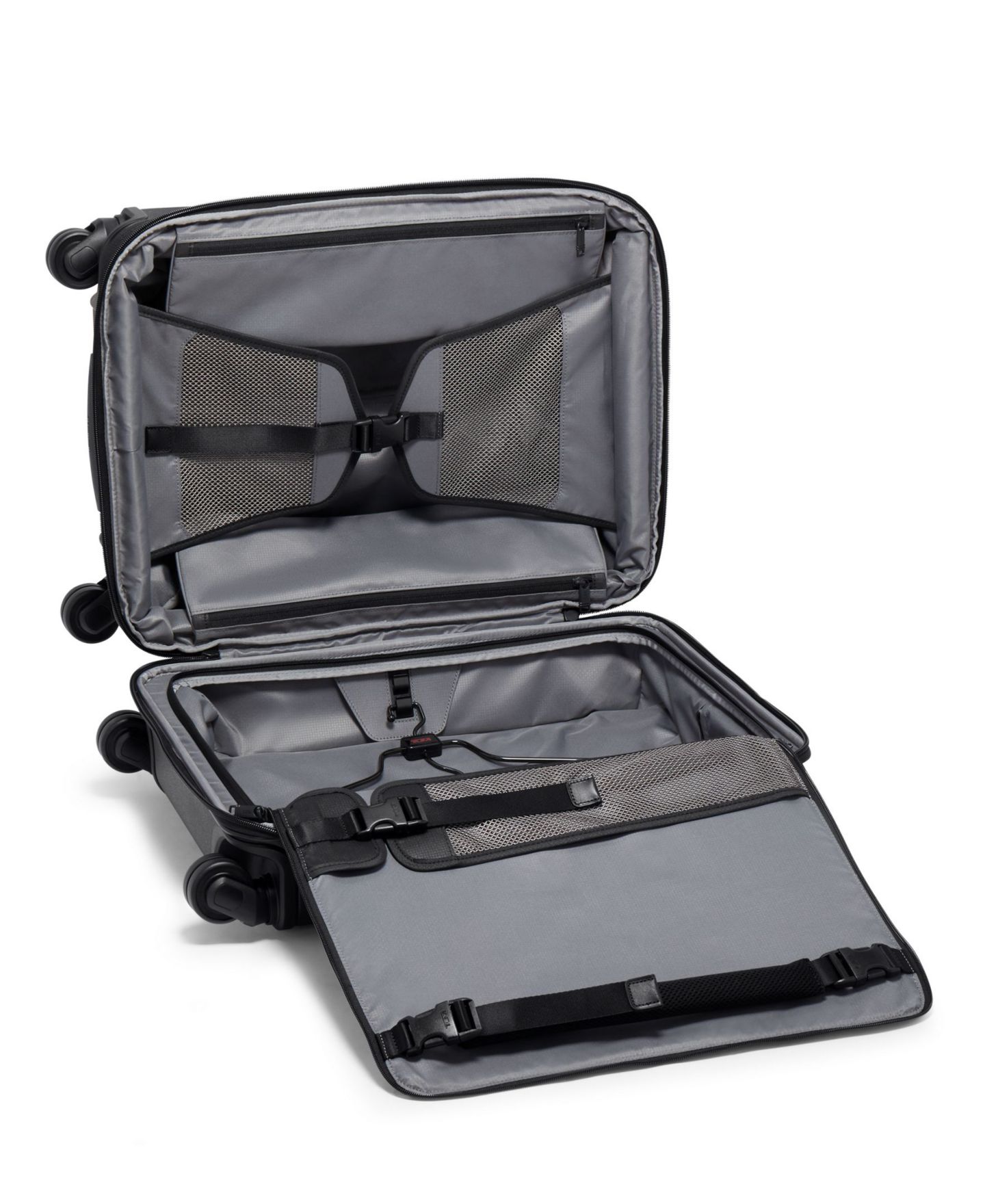 Чемодан Tumi AlphaContinental Expandable 4 Wheel Carry-On, цвет: Чёрный — фото 2