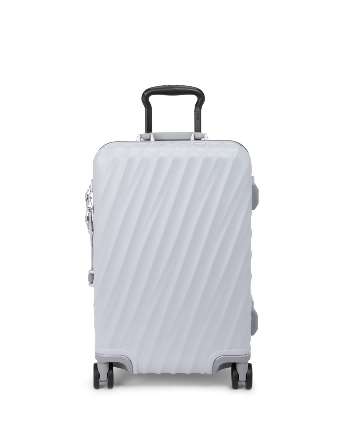 Tumi International Expandable 4 Wheeled Carry On Suitcase In Pearl Grey Texture