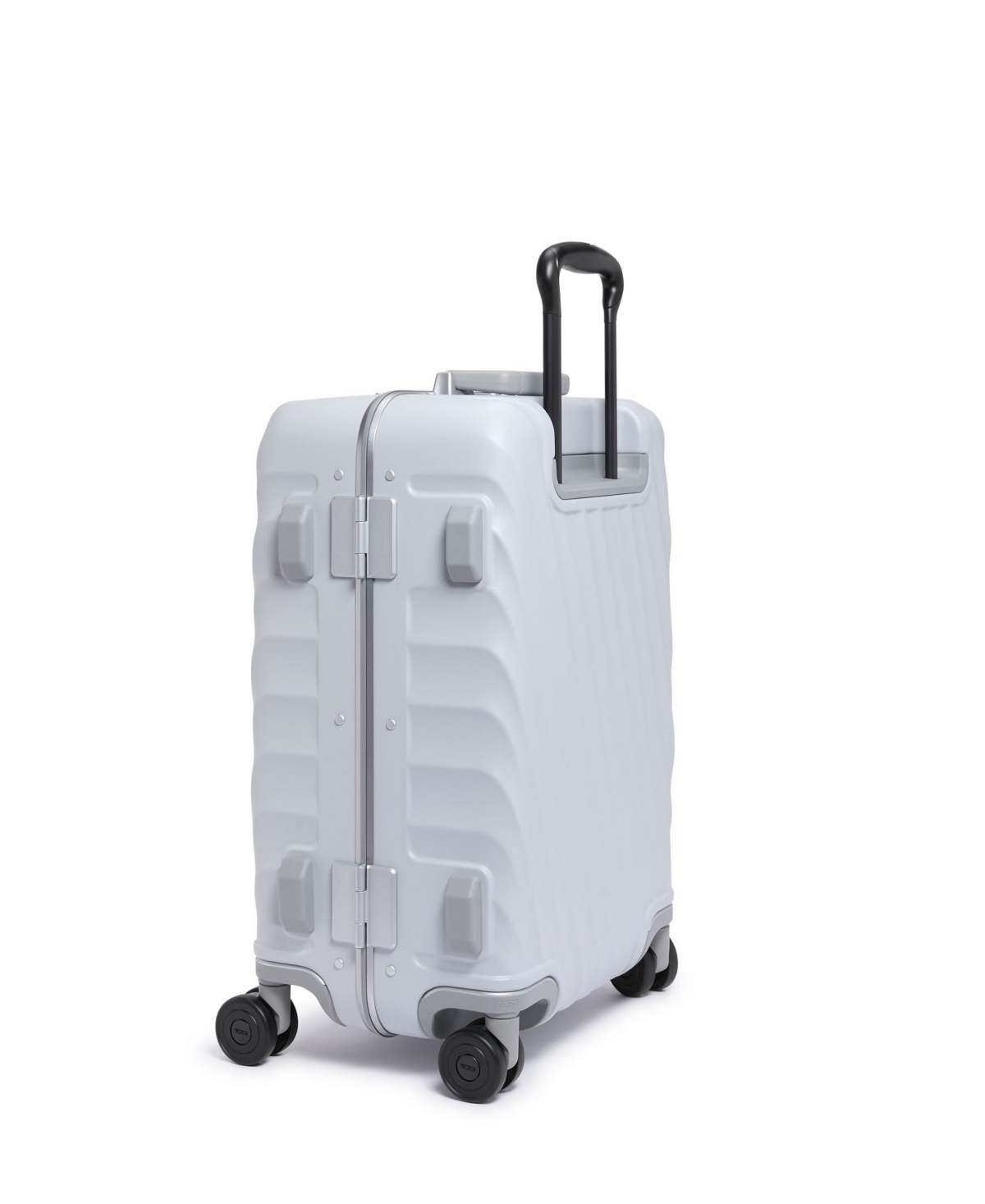 Tumi International Expandable 4 Wheeled Carry On Suitcase In Pearl Grey Texture