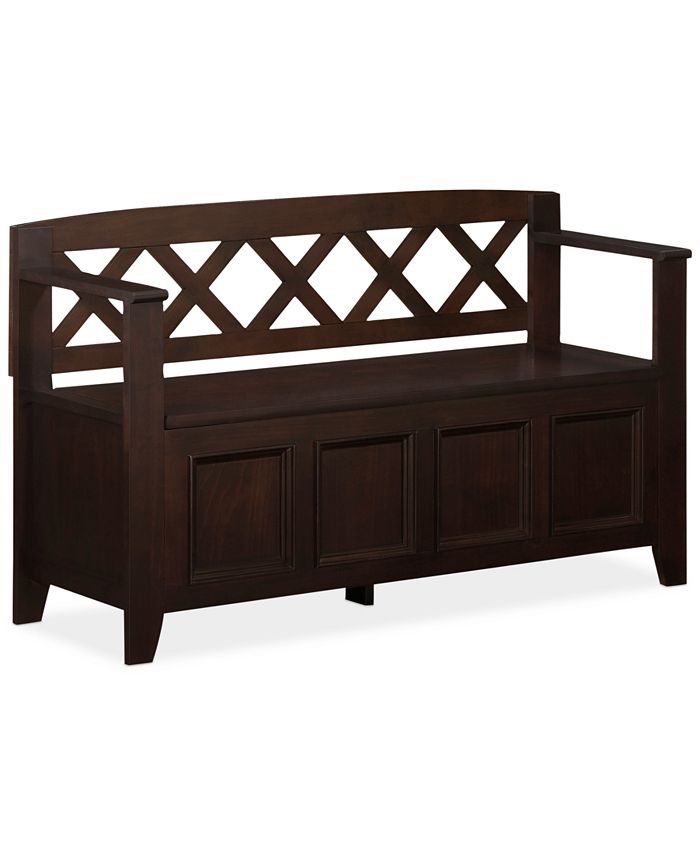 Furniture Canton Entryway Storage Bench, Quick Ship Macy's