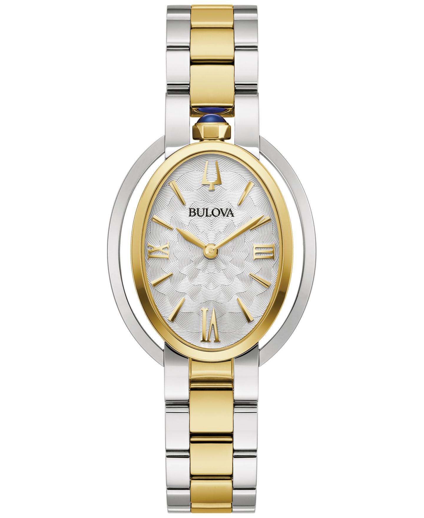 Женские часы Bulova Rubaiyat Two-Tone Stainless Steel Bracelet Watch 29mm — фото 1