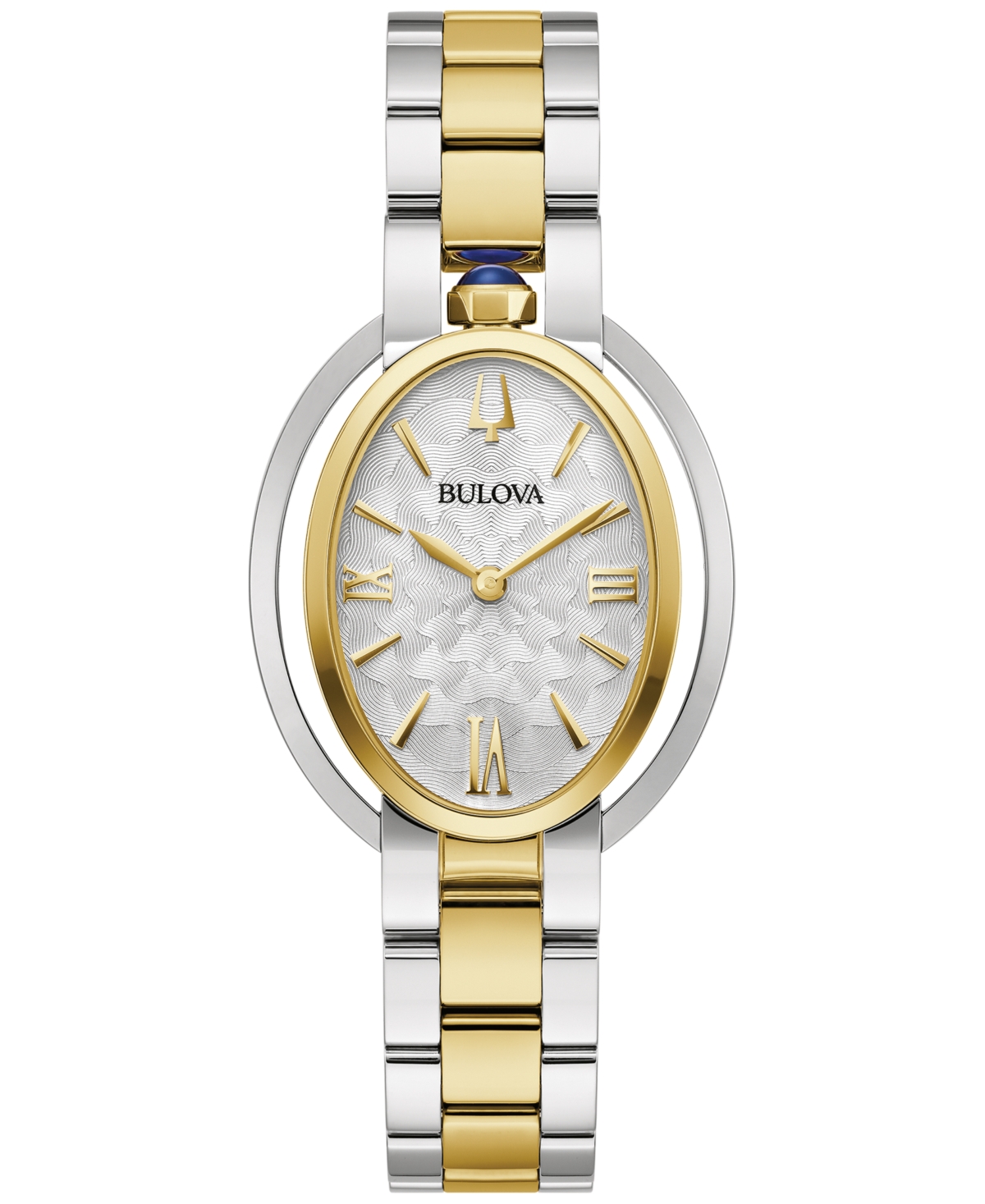 BULOVA WOMEN'S RUBAIYAT TWO-TONE STAINLESS STEEL BRACELET WATCH 29MM 