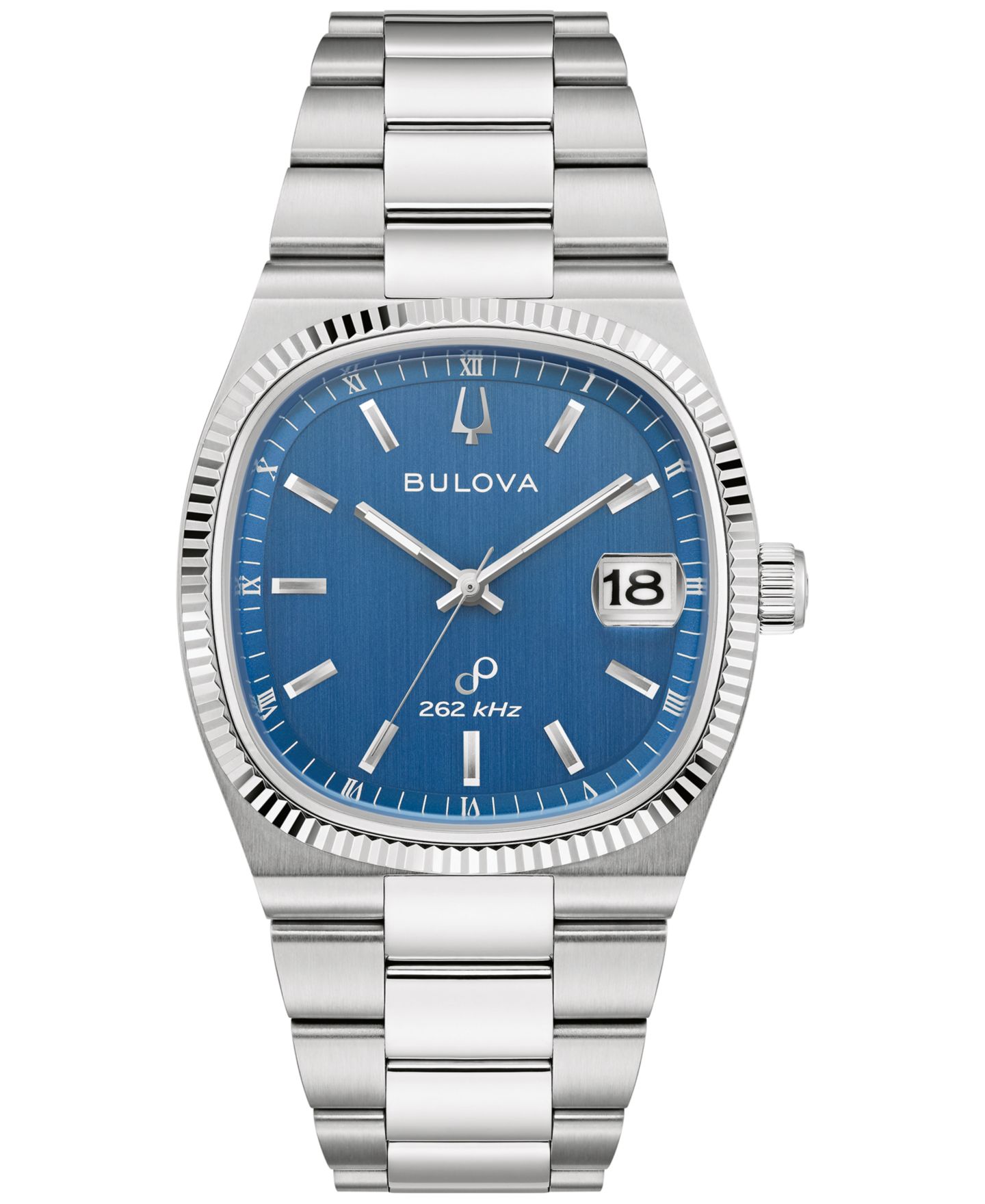 Мужские часы Bulova Men Super Seville Stainless Steel Bracelet Watch 38mm — фото 1