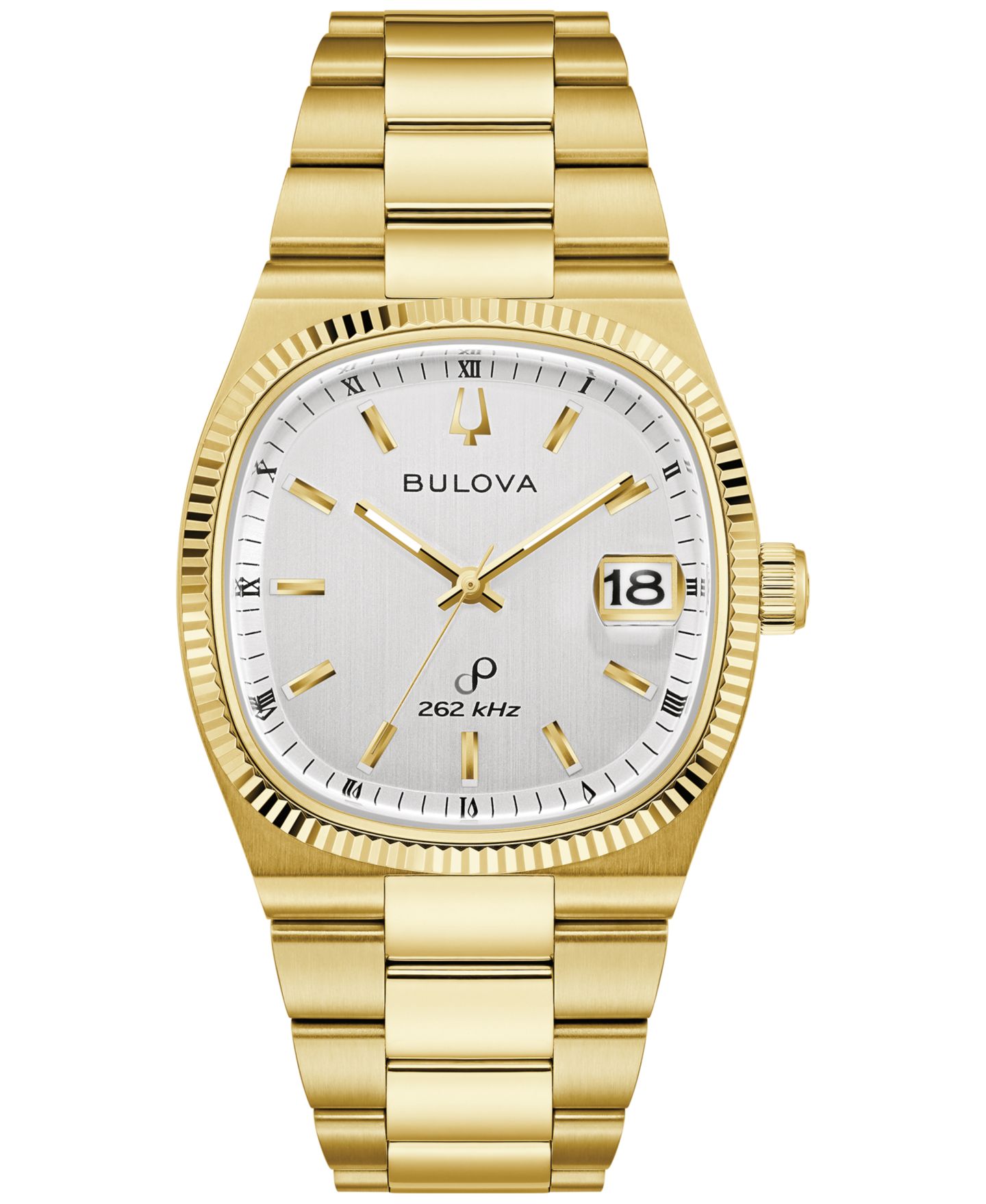 Мужские часы Bulova Super Seville Gold-Tone Stainless Steel Bracelet Watch 38mm — фото 1