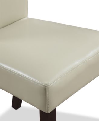 Avery Faux Leather Parson Chairs, Quick Ship (Set of 2)