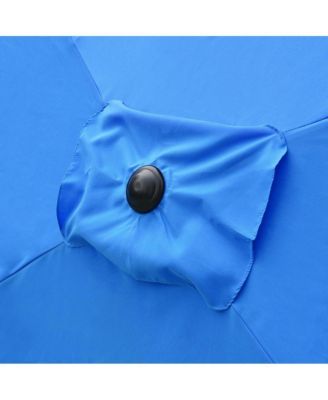 Patio Rectangle Umbrella Canopy Replacement Parasol Sunshade Cover f/ 6.5x10 ft Umbrella