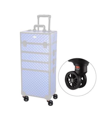 2Pcs 2" Swivel Replacement Wheels 360 Degree Rotate Caster for AW Makeup Case