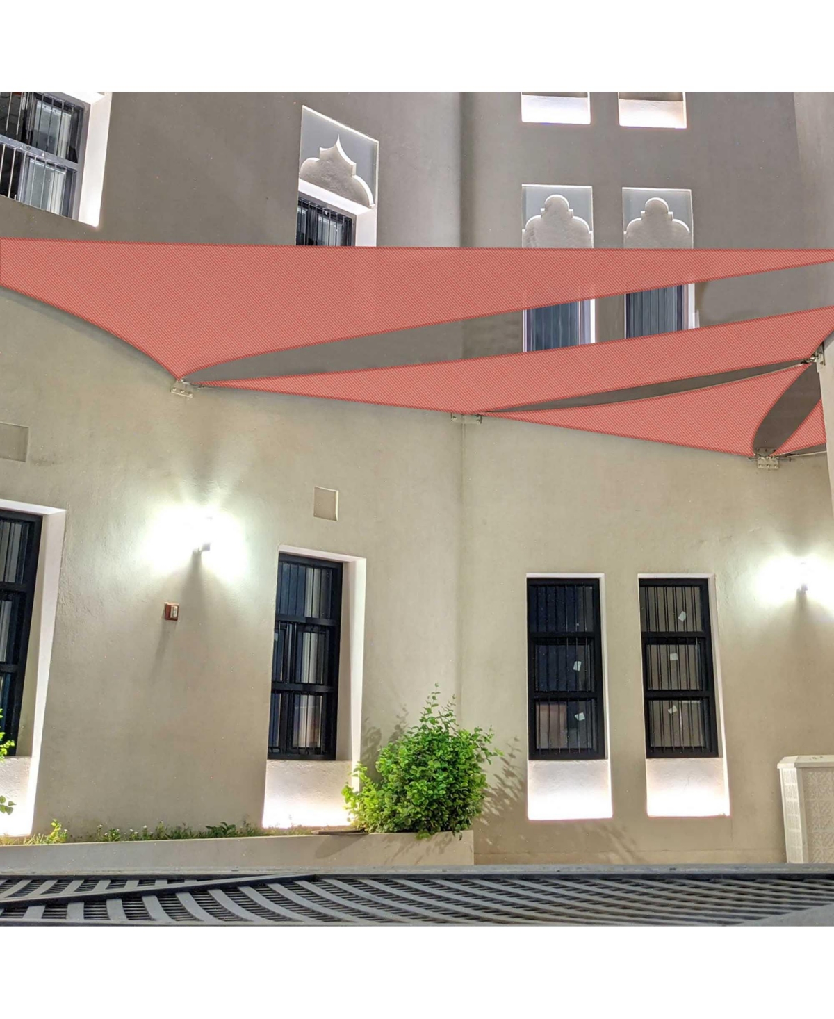 Yescom Ft 95% Uv Block Triangle Sun Shade Sail Canopy Outdoor Patio Pool Cover Net