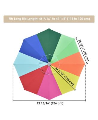 8ft Universal Replacement Umbrella Canopy Top Cover Patio Beach