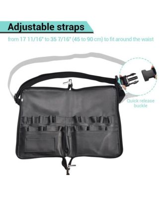 2in1 Foldable Brush Holder Waist Zipper Bag Professional Multi Portable Cosmetic Makeup Pouch with Belt Strap